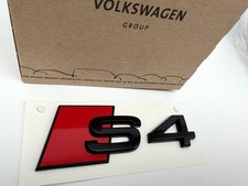 Audi scritta nera emblema - s4,