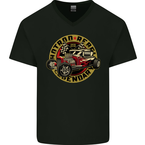 Shirt uomo hot rod rebel - hot,