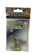 OLYMPUS - 2 Moschettoni Traina Extreme Big Fish - Ref. 1058T - Mis. 8 - CD630