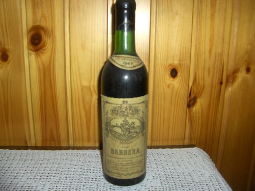 Vino barbera 1967 cascina - barbera,