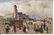 rts 059 Anni 20 - CARGNEL -TRIESTE Nuova Pescheria - nn VG- FP- Ed. Scrocchi