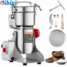 300G Mulino Elettrico per Cereali, Macina Spezie Commerciale Alta Velocità 1500 