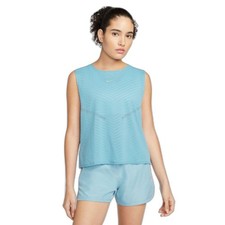 Singolo canotta da corsa Nike Dri-FIT ADV Run Division da donna DQ5940-424 blu