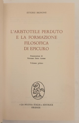 Aristotele perduto la - e,