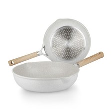 KASANOVA Set 2 padelle 24 e 28 cm antigraffio e antiabrasione Belly Cosy