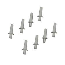 Märklin H0 E559160 - 8x antenna grigia per ICE 3 (37785, 37786, 37788, 34780 16/23