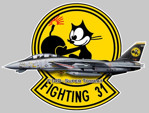 Sticker grumman tomcat - sticker, f14