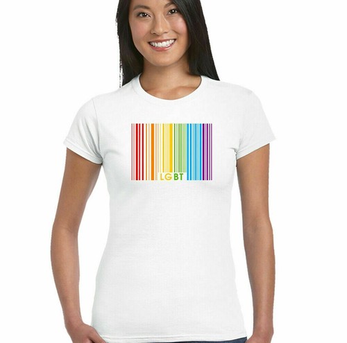Maglietta donna lgbt barcode - donna,