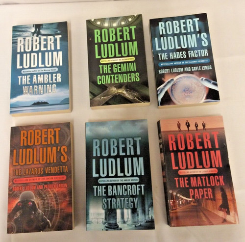6xrobert ludlum books - 6xrobert,