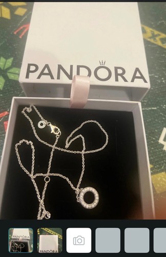 Collana pandora pavé circle - pavé,
