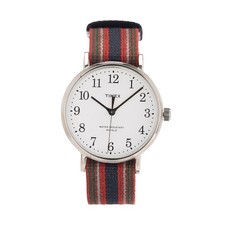 Timex Orologio FAIRFIELD VILLAGE 37mm Bianco Rosso-Blu-Bianco Blu-Verde 18mm