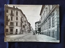 Cartolina Biella Via Repubblica Palazzo di Giustizia Animata Auto AG1003