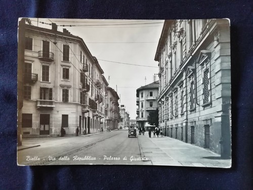 Postcard biella via repubblica - postcard,