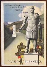 CARTOLINA MILITARE "DIVISIONE