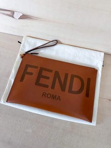 Fendi borsa pochette piatta - fendi,