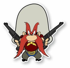 Adesivo Yosemite Sam cartone