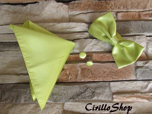 Papillon fazzoletto gemelli - papillon,