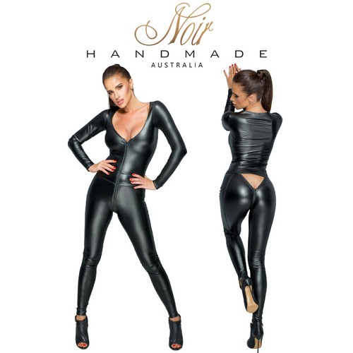 Noir sexy tuta - tuta, nera