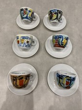 Illy Collection 1994 Tazzine da caffè Richard Ginori Sandro Chia Facce Italiane