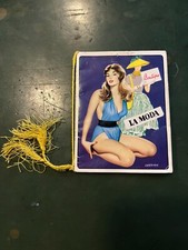 La Moda 1966-calendarietto vintage barbiere Marsilio Porretta Terme bologna