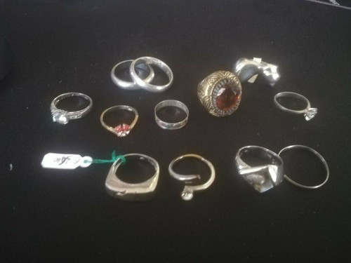 Lotto anelli argento - lotto,