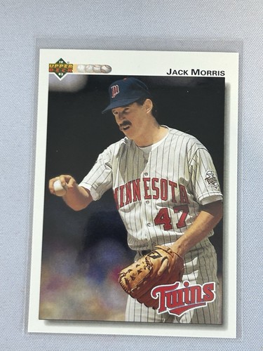 Upper deck 1992 - jack, morris