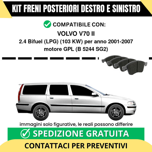 Pastiglie freno posteriori - pastiglie,