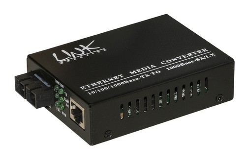 Media converter rj45 fibra - rj45,