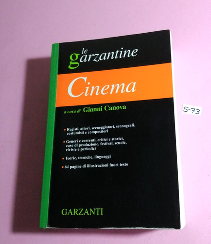 Libro garzantine cinema - "le, garzantine"-cinema