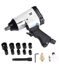 Avvitatore Pneumatico Ad Aria 1/2 Con Valigia E Bussole Pistola Svita Bulloni