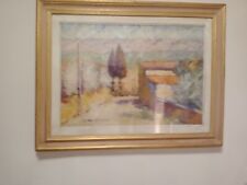 Quadro dell'autore toscano Dino Migliorini olio su tela con cornice importante