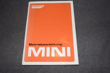Manuale uso e manutenzione Austin Rover Mini 1000 11/1987 ottimo stato