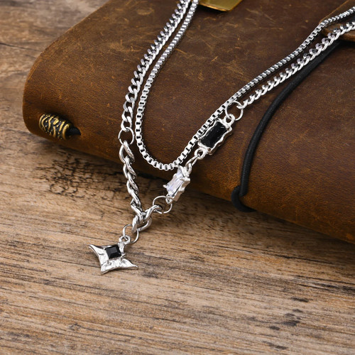 Collana acciaio inox - ⚡,