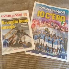 Giornale Quarto Scudetto Napoli + Poster Corriere Dello Sport