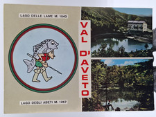 ? Vintage Cartoline val d'aveto, lago di lame - lago degli abeti, genova