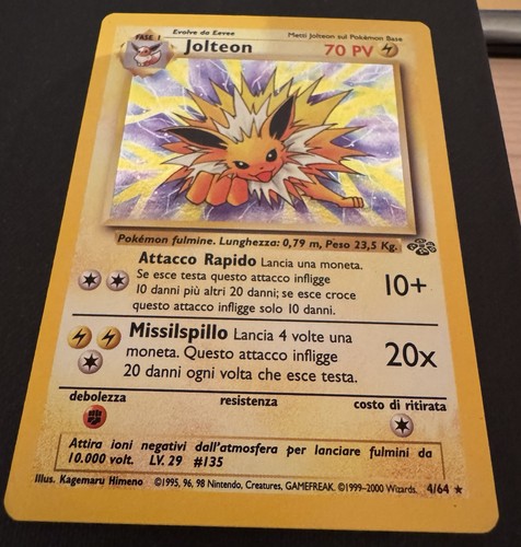 Jolteon jungle holo - jolteon,