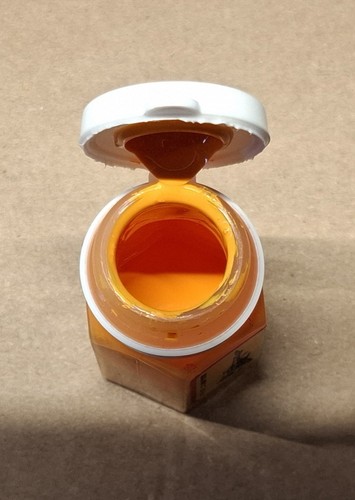 Vaso vernice esagonale - , giallo
