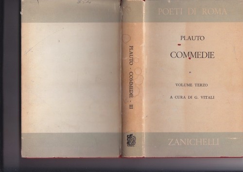 Plauto commedie vol 3 - commedie, vitali
