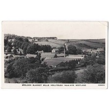 SKELDON BLANKET MILLS, HOLLYBUSH nr AYR RP Postcard by Henderson Unposted
