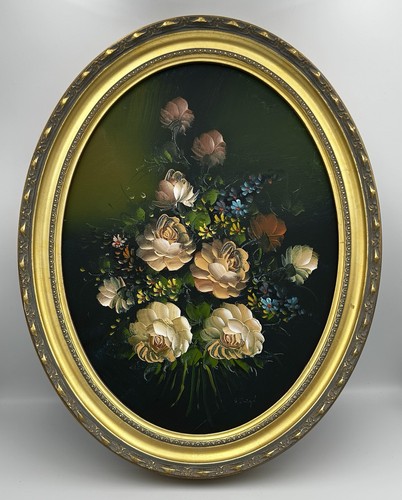 Dipinto olio vintage - , rose