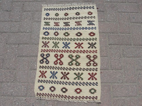 Tappeto kilim turco vintage - tappeto,