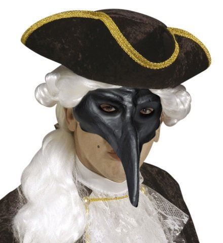 Maschera veneziana nera - maschera,