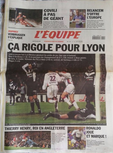 Equipe journal 12 2001 - l'equipe,