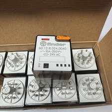 FINDER 60.12.8.024.0040 RELE' OCTAL 10A -250V - BOBINA 24VAC - 2 CONTATTI qty 10