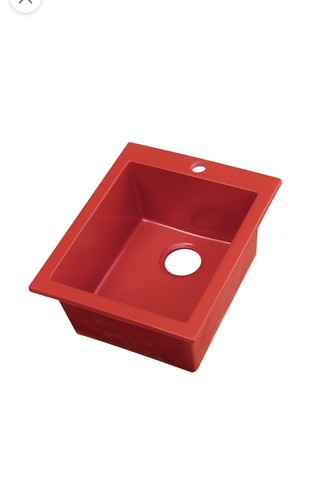 Lavello rosso cucina - lavello,