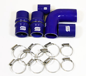 Kit tubi turbo - silicone, nero