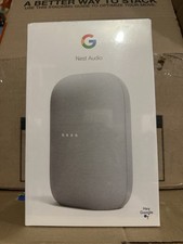 Google Nest Audio Altoparlante Intelligente con Adattatore di Alimentazione AC (GA01420-US) Bianco Gesso