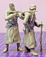 NUOVO! Deutsche Wehrmacht Landser/Soldaten MG34 Trupp set di 2 1:16 n. II