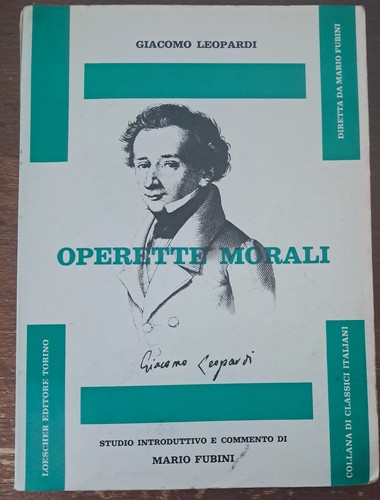 Operette morali giacomo - morali,