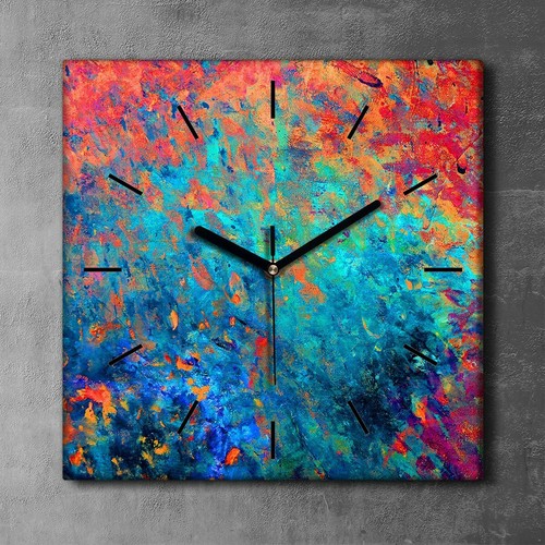 Quadro stampa orologio tela - orologio,